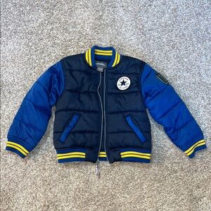 Converse Blue and Black‎ Puffer Jacket